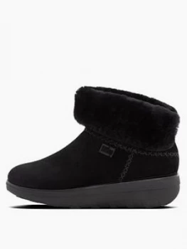 Image of FitFlop Mukluk Calf Boot - Black, Size 8, Women
