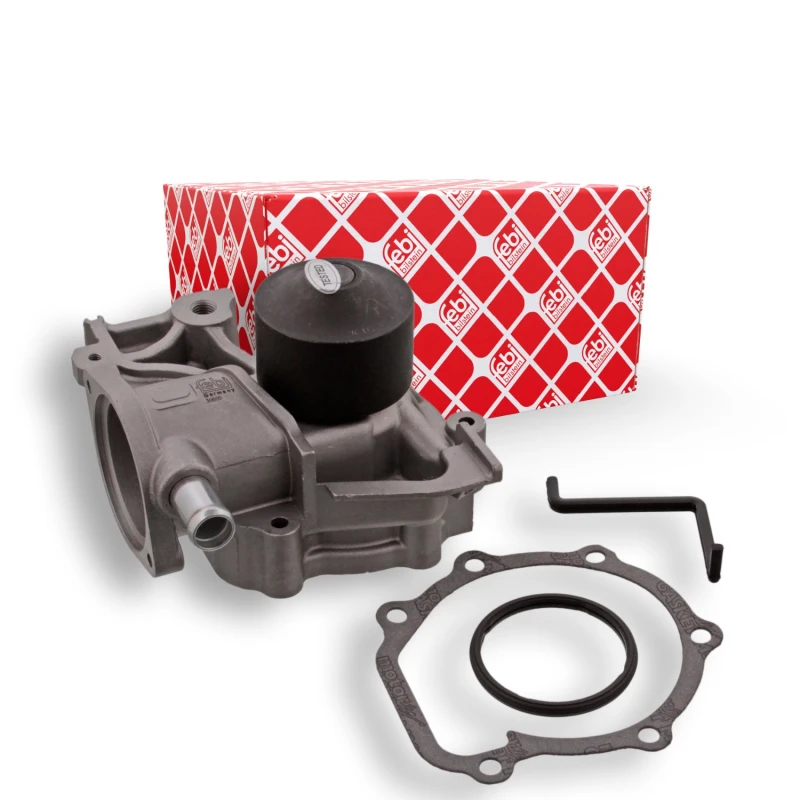 Image of FEBI BILSTEIN 30600 Water pump Cast Aluminium, with seal ring, with gasket/seal Cast Aluminium Water Pump (1260)