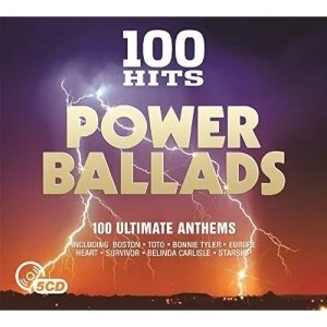 Image of Various Artists 100 Hits Power Ballads CD