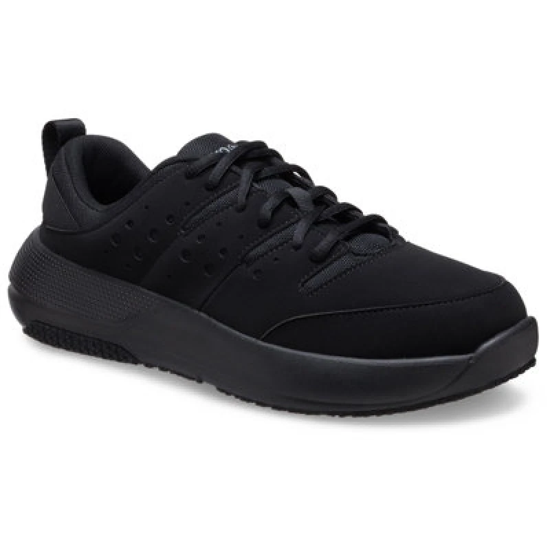 Image of Crocs Crocs Men On the Clock Work Sneaker in Black Size: 9 Black 9 Male 196265612185