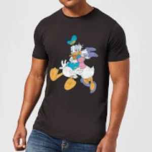 Image of Disney Donald Daisy Kiss T-Shirt - Black