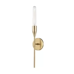 Image of Tara 1 Light Wall Sconce Brass
