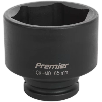 Image of Sealey 3/4" Drive Hexagon Impact Socket Metric 3/4" 65mm