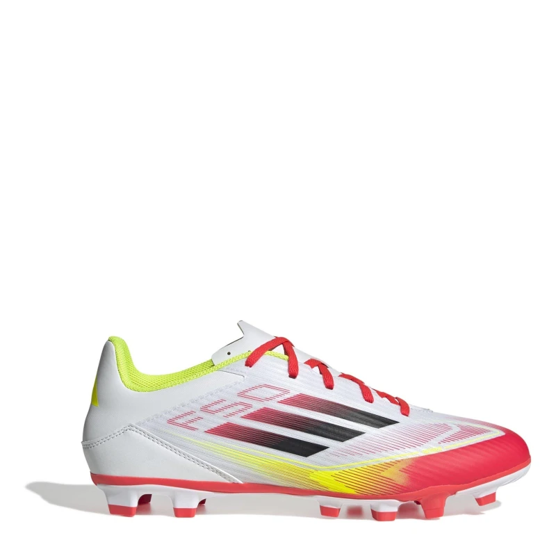 Image of adidas F50 Club Firm Ground Football Boots White/Red male 8.5 (42.7)