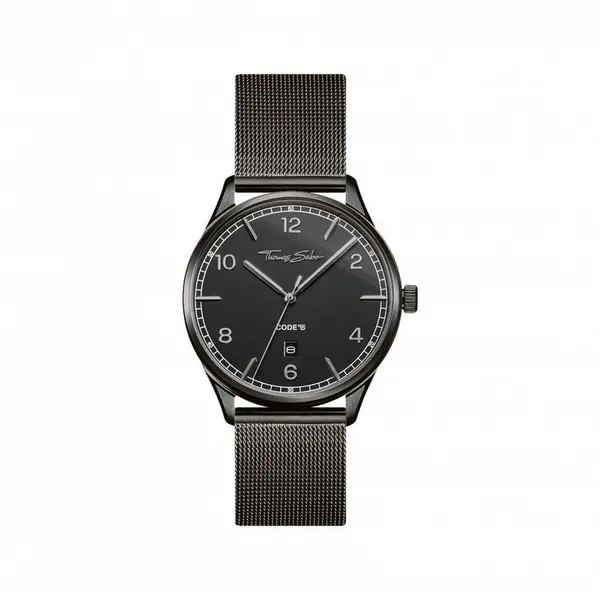 image of Thomas Sabo Watches Thomas Sabo CODE Total Black Milanese Metal Watch