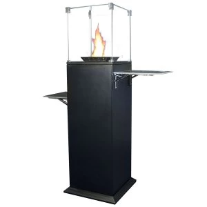 Image of Robert Dyas Muztag Qogir 516 High Closed Top Steel Pan Burner Outdoor Gas Fire