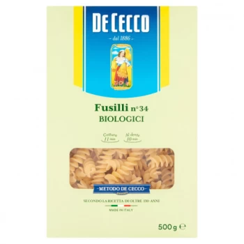 Image of DeCecco Premium Organic Penne Pasta - 500g