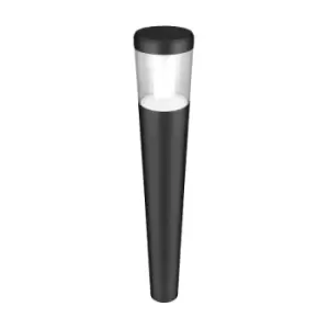 image of Ledvance 12W LED Outdoor Bollard Lantern 90cm Grey IP54 Warm White - OBL930A-074873