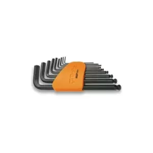 Image of Beta 960974 Model 96 BP/SC9 Set of 9 Ball Head Offset Hexagon Key, With Support