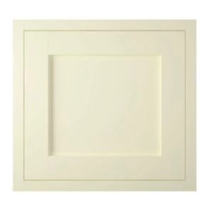 Image of IT Kitchens Holywell Ivory Style Framed Fixed frame semi integrated appliance door W600mm