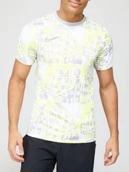 image of Nike Gpx Academy Tee - White/Grey