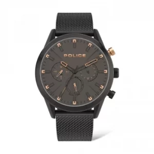 Image of Police Silfra Watch with a Stainless Steel Mesh Strap