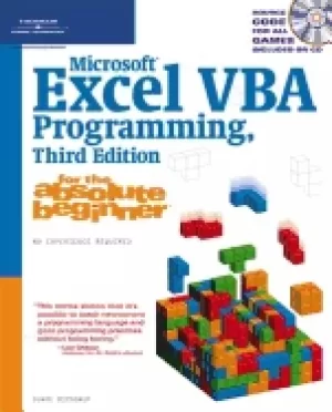 Image of microsoft excel vba programming for the absolute beginner