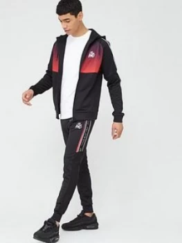 Image of Kings Will Dream Million Zip Through Hood Tracksuit - Black