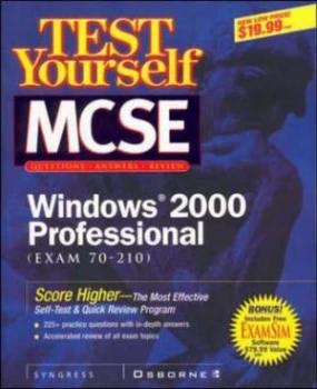 Image of Test Yourself Mcse Windows 2000 Professional exam 70-210 by Joli Ballew and Inc Syngress Media Book
