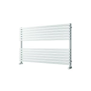 Image of Wickes Invent Square Horizontal Designer Towel Radiator - Chrome 600 x 1000 mm