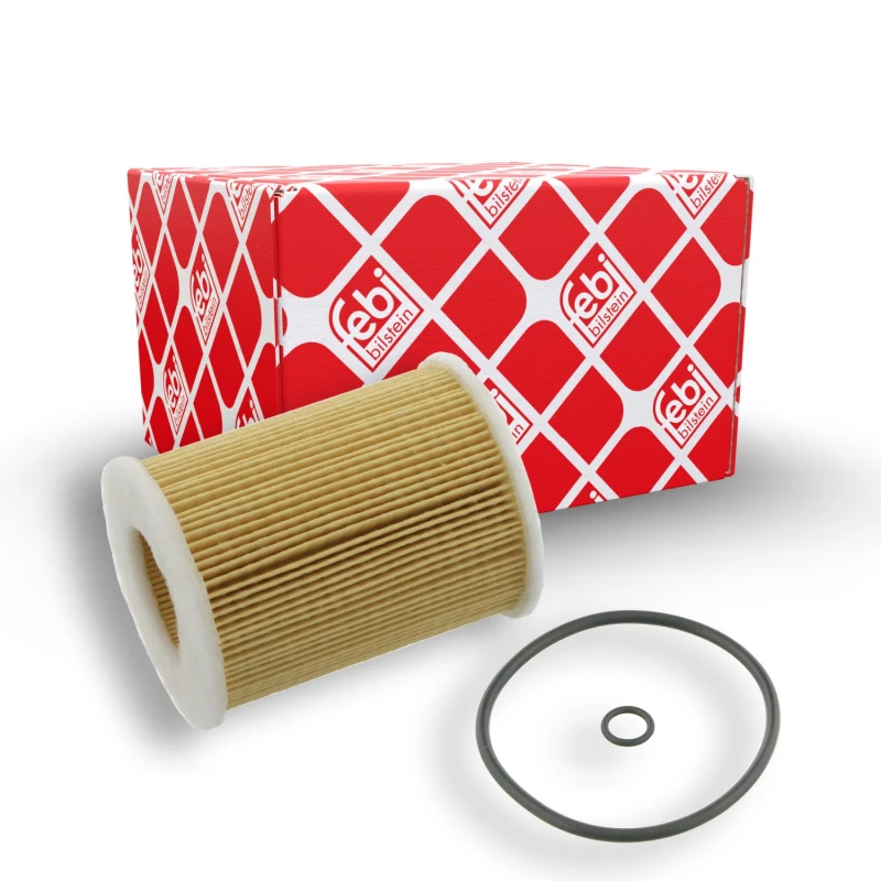 Image of FEBI BILSTEIN 26444 Oil filter Filter Insert, with gaskets/seals Oil Filter (7)