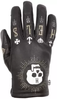Image of Helstons Kustom Winter Motorcycle Gloves, black, Size 2XL, black, Size 2XL