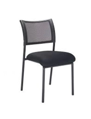 Image of Jemini Jupiter Mesh Back Conference 4 Leg Side Chair WBlack Frame