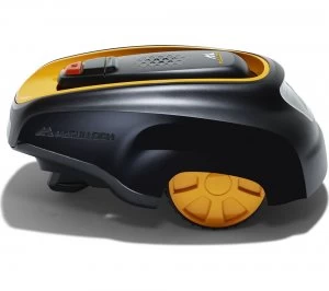 Image of MCCULLOCH ROB R1000 Cordless Robot Lawn Mower - Black & Yellow