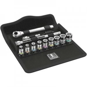 Image of Wera 8100 SA 12 HF Zyklop Bit set Metric 1/4 (6.3 mm) 13 Piece 05003756001