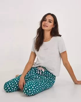 Image of Boux Avenue Goodnight Heart PJ Set