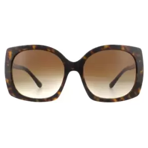 Square Havana Brown Gradient Dark Brown Sunglasses