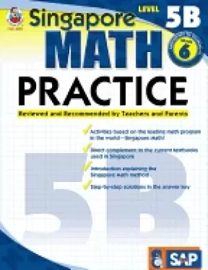 Image of singapore math practice level 5b grade 6