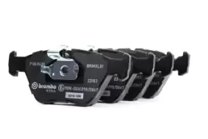 Image of BREMBO Brake pad set XTRA LINE P 06 043X Brake pads,Brake pad set, disc brake BMW,ROVER,MG,3 Limousine (E46),3 Touring (E46),3 Coupe (E46),X3 (E83)