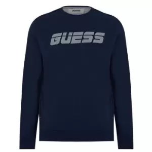 image of Guess Richard Sweatshirt - Blue