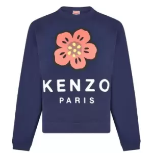 image of KENZO Big Flower Sweatshirt - Blue