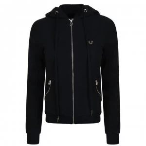 image of True Religion Tape Hoodie - Black 1001