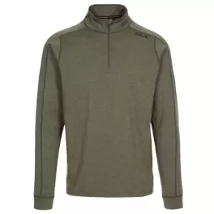 Image of Trespass Mens Nathan DLX T-Shirt (L) (Green Marl)