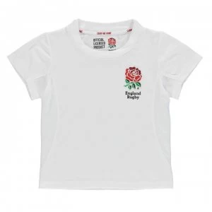 Image of RFU England Poly T Shirt Infant Boys - White