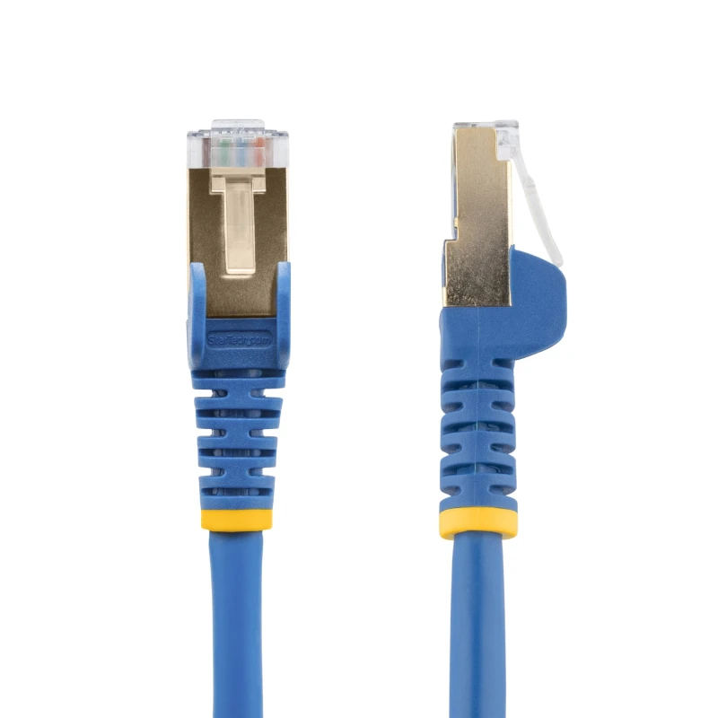 Image of 5m CAT6a Blue RJ45 Snagless STP Cable
