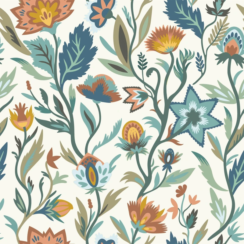 Image of Arthouse Lush Paradise Blue Wallpaper Blue unisex One Size