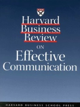 Image of Harvard Business Review on Effective Communication Book