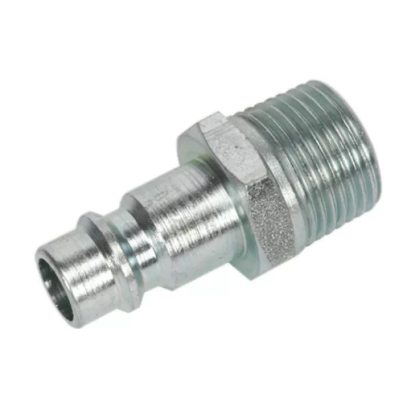 Image of Genuine SEALEY AC83 Screwed Adaptor Male 3/8BSPT Pack of 2