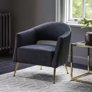 Image of Gallery Direct Barletta Black Occasional Chair