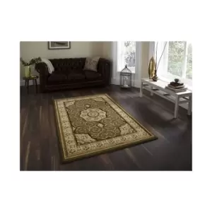 Image of Heritage 4400 Green 67cm x 240cm Runner - Green and Beige