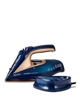 Image of Tower CeraGlide T22008BLG 2400W Cord/Cordless Steam Iron