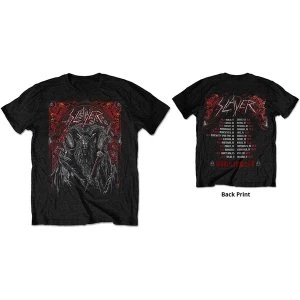 image of Slayer - Baphomet European Tour 2018 Mens Medium T-Shirt - Black