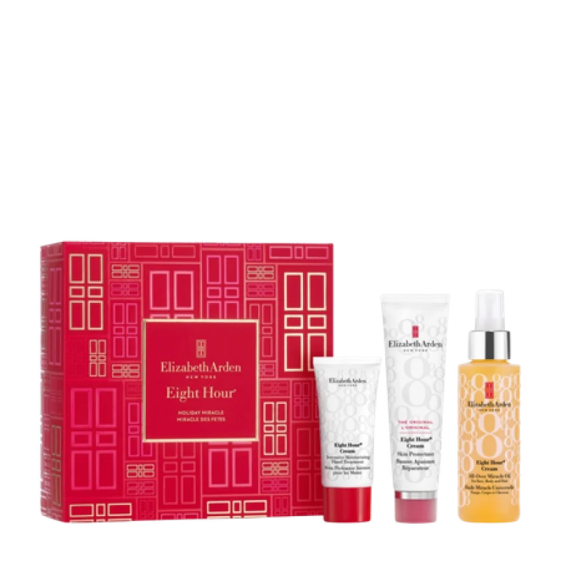 Image of Elizabeth Arden Holiday Miracle Eight Hour 3 Piece Gift Set (Worth £75)