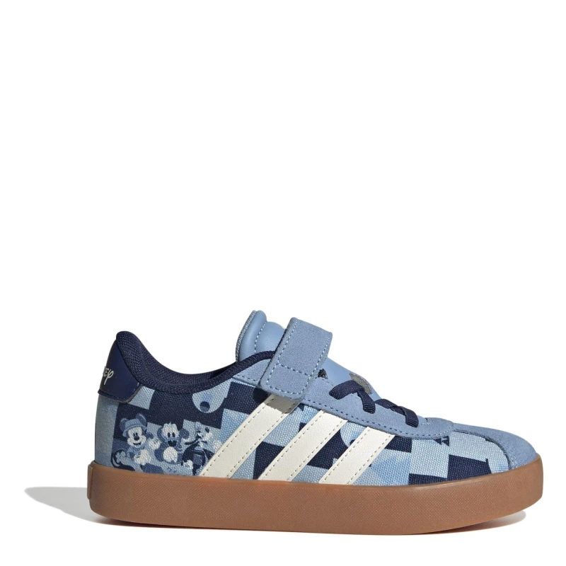 Image of adidas Disney Mickey VL Court Shoes Children blue/white male C10 (28)