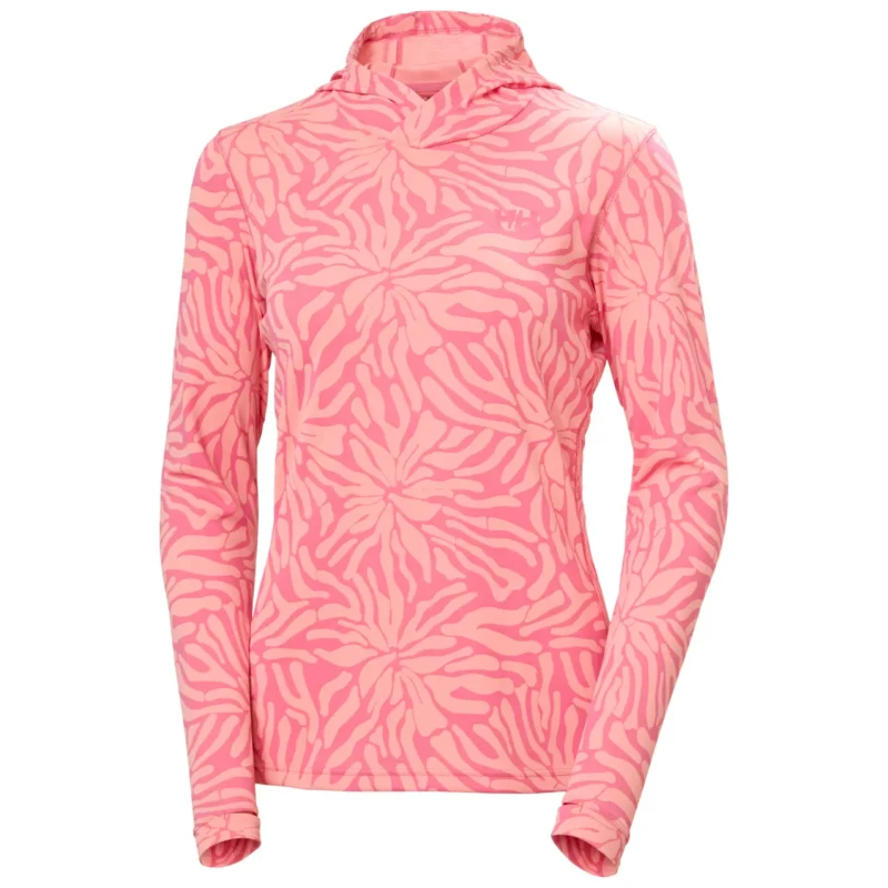 Image of Womens hooded sweatshirt Helly Hansen Lifa Active Solen Rose Female L