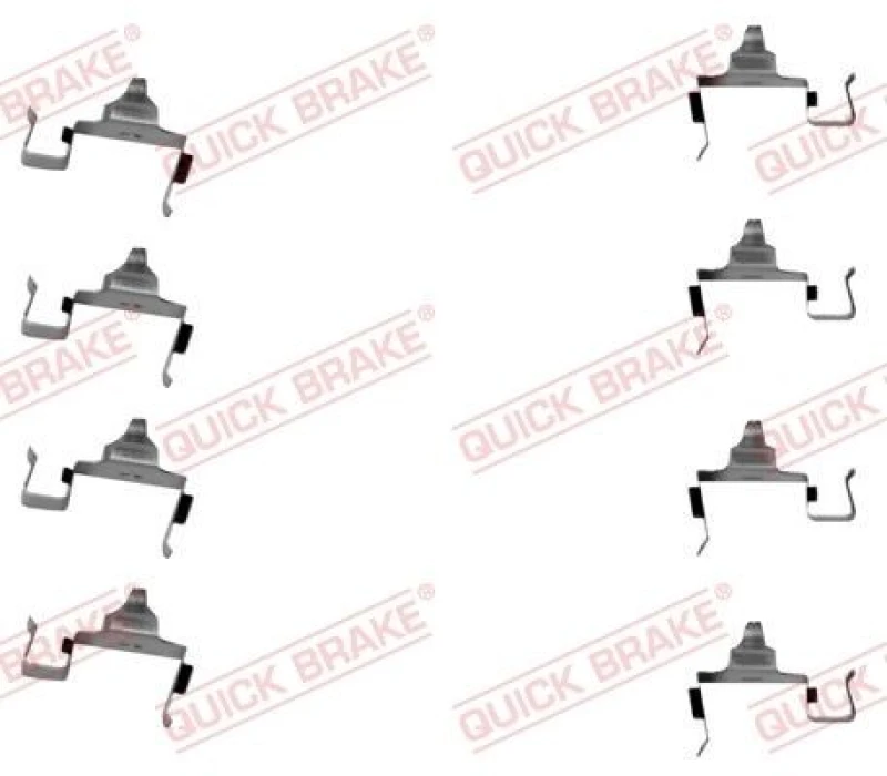 Image of QUICK BRAKE Brake pad fitting kit QUICK BRAKE 109-1697