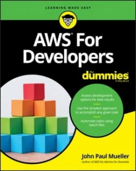 Image of AWS for developers for dummies by John Mueller