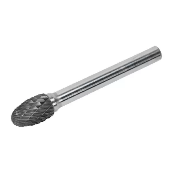 Image of Genuine SEALEY SDB04 Tungsten Carbide Rotary Burr Oval 10mm