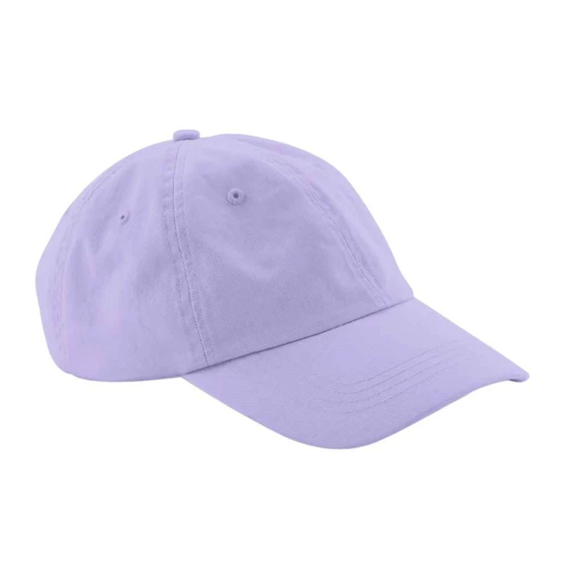 Image of Beechfield Womens 6 Panel Low Profile Cap in Lavender Lavender Female One Size
