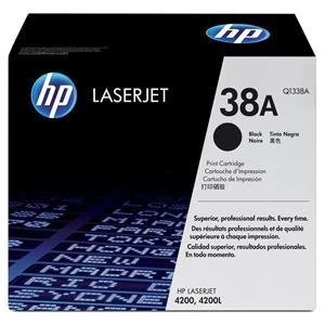 Image of HP 38A Black Laser Toner Ink Cartridge